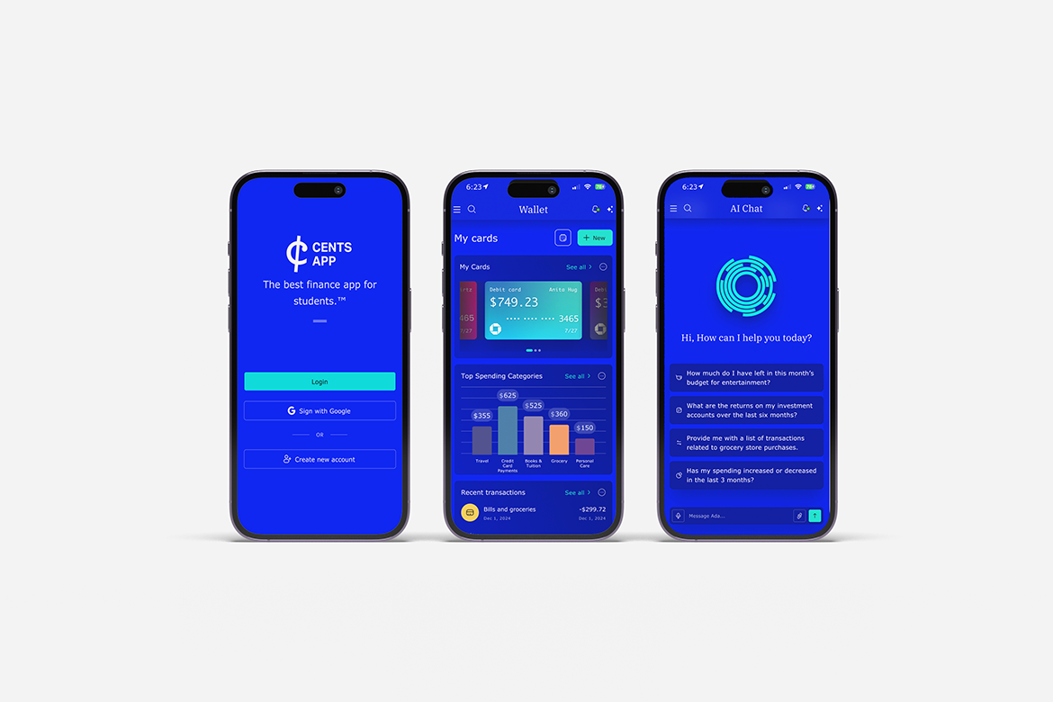 Cents App on Iphone Screens (3)