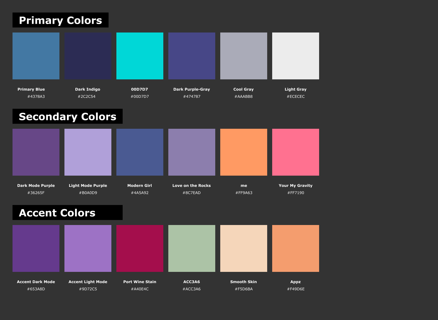Color Palettes