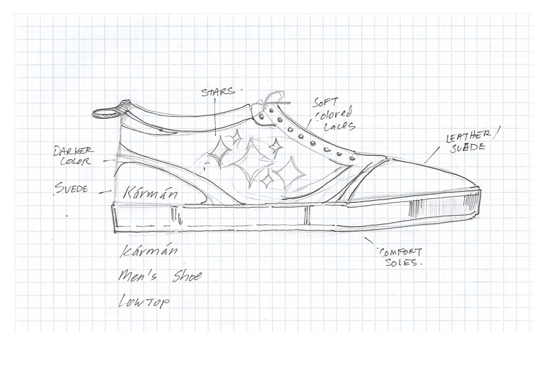 Shoe sketch