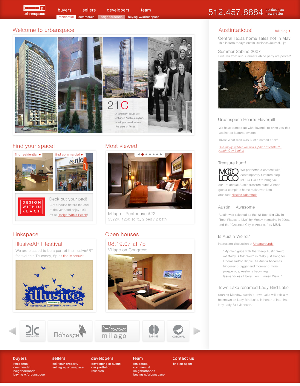 Urbanspace Homepage