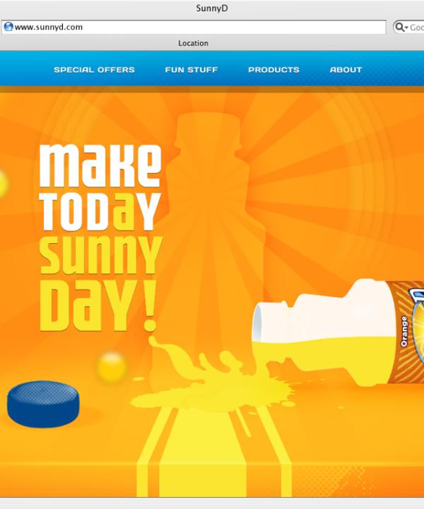 Sunny D Homepage