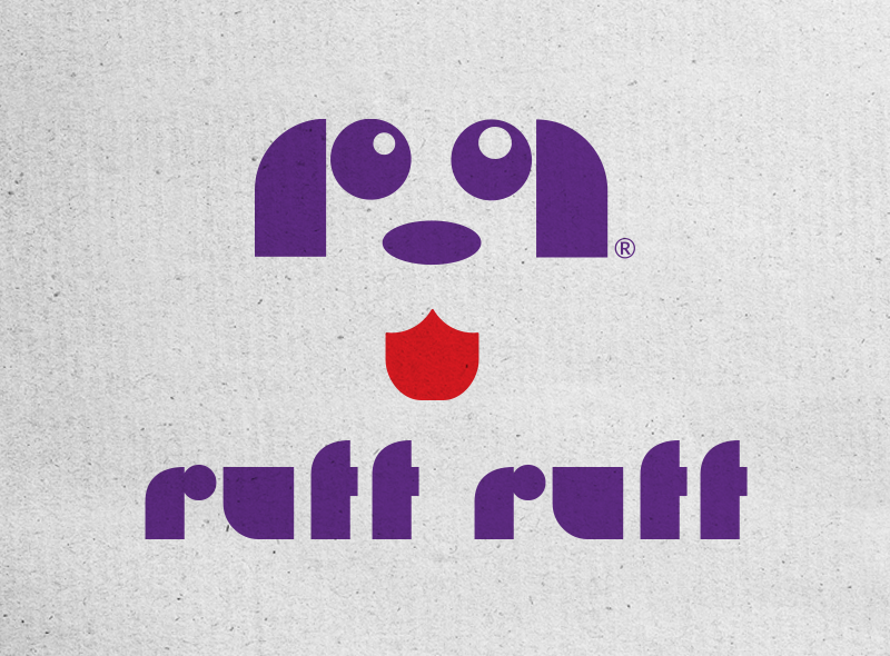 Ruff ruff logo concept