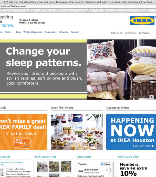 IKEA Homepage